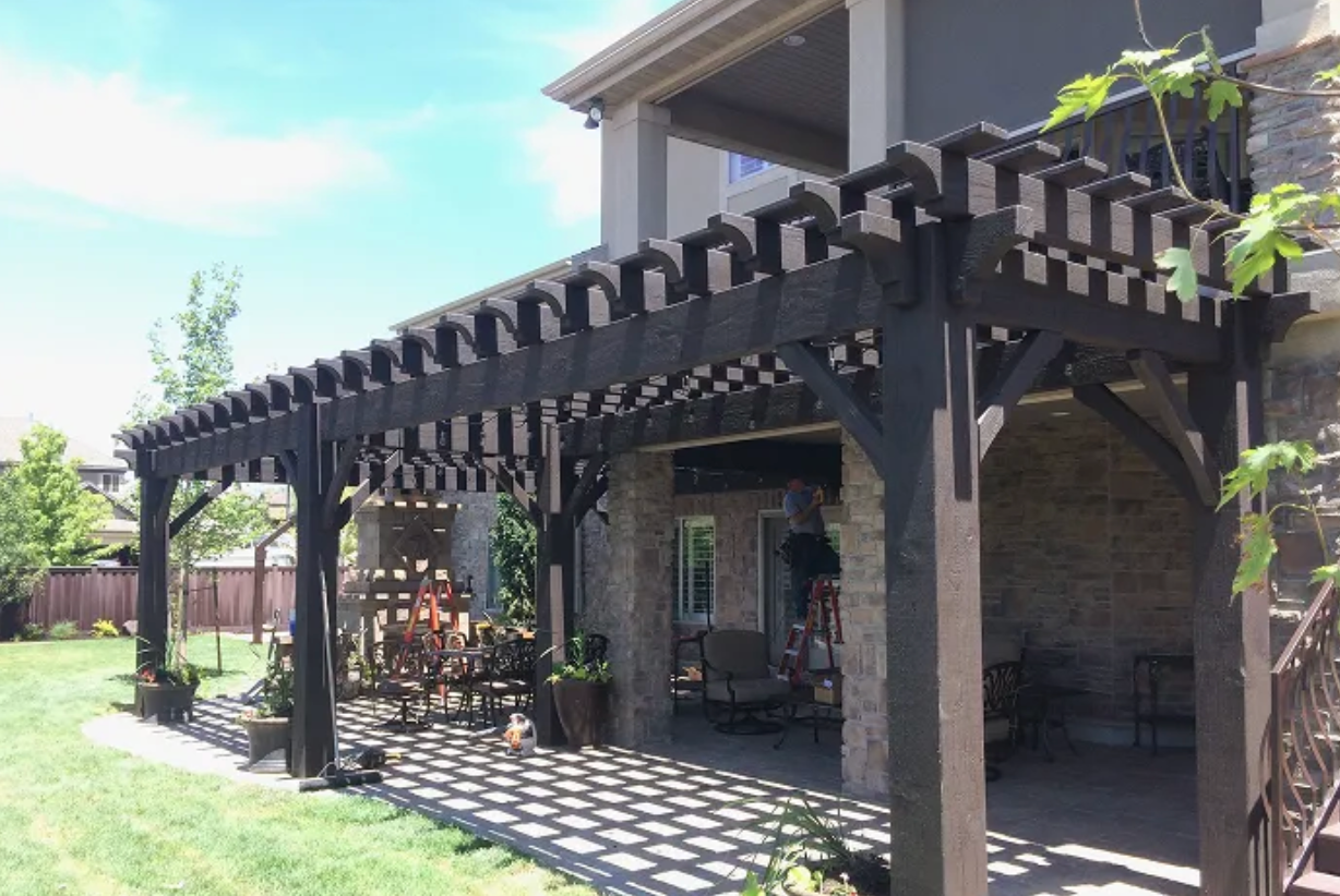 Open vs. Solid Roof Pergola Utah